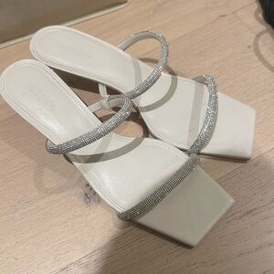 Cult Gaia Sparkle Kitten Heels Sz 40.5